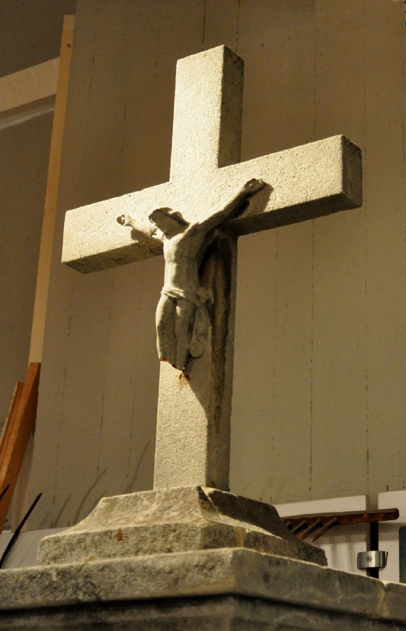 Detailfoto des originalen Weißen Kreuzes
