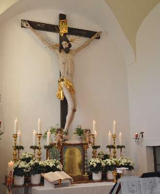 Altar der Unterlaaer Johanneskapelle